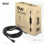 Club 3D CAC-1538 ενεργό καλώδιο USB-C σε USB-A, USB 3.2 Gen1 5 Gbps, αρσενικό/θηλυκό, 10 m, μαύρο