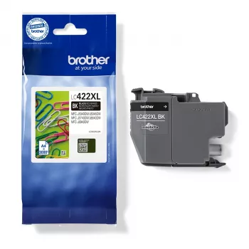 Brother LC422XLBK μελανοδοχείο 1 τεμ. Γνήσιο Υψηλής (XL) Απόδοσης Μαύρο