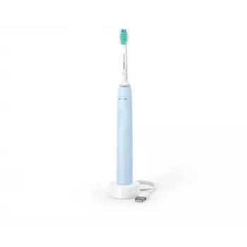 Ηλεκτρική ηχητική οδοντόβουρτσα Philips HX3651/12 — απαλή λειτουργία, ενσωματωμένη μπαταρία Li‑Ion, 1 κεφαλή βούρτσας, λευκό/μπλε