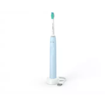 Ηλεκτρική ηχητική οδοντόβουρτσα Philips HX3651/12 — απαλή λειτουργία, ενσωματωμένη μπαταρία Li‑Ion, 1 κεφαλή βούρτσας, λευκό/μπλε