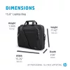 Τσάντα laptop HP Professional 15,6 ίντσες χαρτοφύλακας Μονόχρωμη