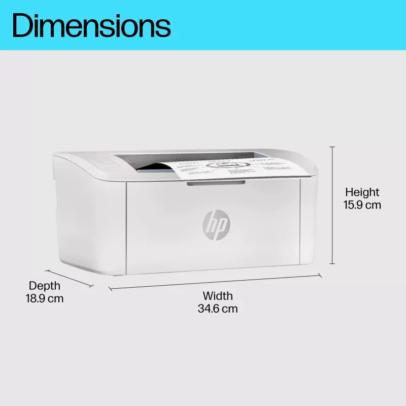 HP LaserJet M110w εκτυπωτής, Laser, 600 x 600 DPI, A4, 20 ppm, Δικτυακός, Λευκό
