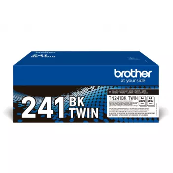 Τόνερ Brother TN241BK - 2000 σελίδες - Μαύρο - συσκευασία 2 τεμ.