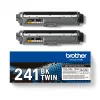 Τόνερ Brother TN241BK - 2000 σελίδες - Μαύρο - συσκευασία 2 τεμ.