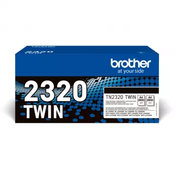 Κασέτα τόνερ Brother TN-2320TWIN 2600 σελίδες Μαύρο