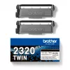 Κασέτα τόνερ Brother TN-2320TWIN 2600 σελίδες Μαύρο
