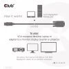 Καλώδιο DisplayPort σε VGA M/M CLUB3D CAC-1012 2m