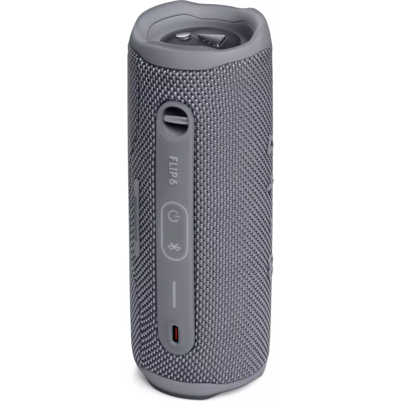 Φορητό στερεοφωνικό ηχείο JBL Flip 6 γκρι