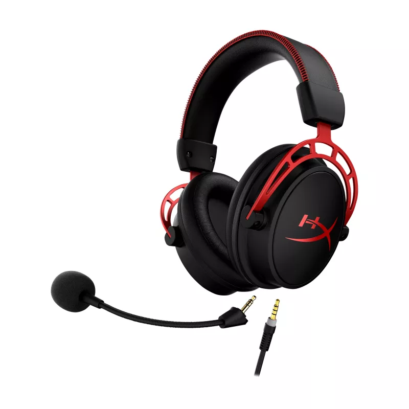 HyperX Cloud Alpha - Headset Gaming (μαύρο-κόκκινο)