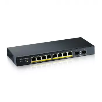 Zyxel GS1900-10HP Managed L2 Gigabit Ethernet (10/100/1000) Power over Ethernet (PoE) μαύρο