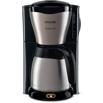 Καφετιέρα φίλτρου Philips HD7548/20 Café Gaia, 1,2 l, 15 φλιτζάνια, 1000 W, μαύρη/μεταλλική