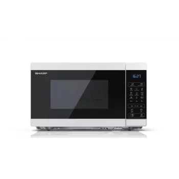 Sharp YC-MG02E-W φούρνος μικροκυμάτων μπλε, λευκό επιτραπέζιος 20 L 800 W