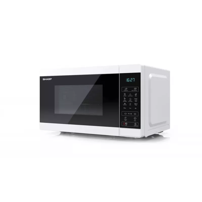 Sharp YC-MG02E-W φούρνος μικροκυμάτων μπλε, λευκό επιτραπέζιος 20 L 800 W