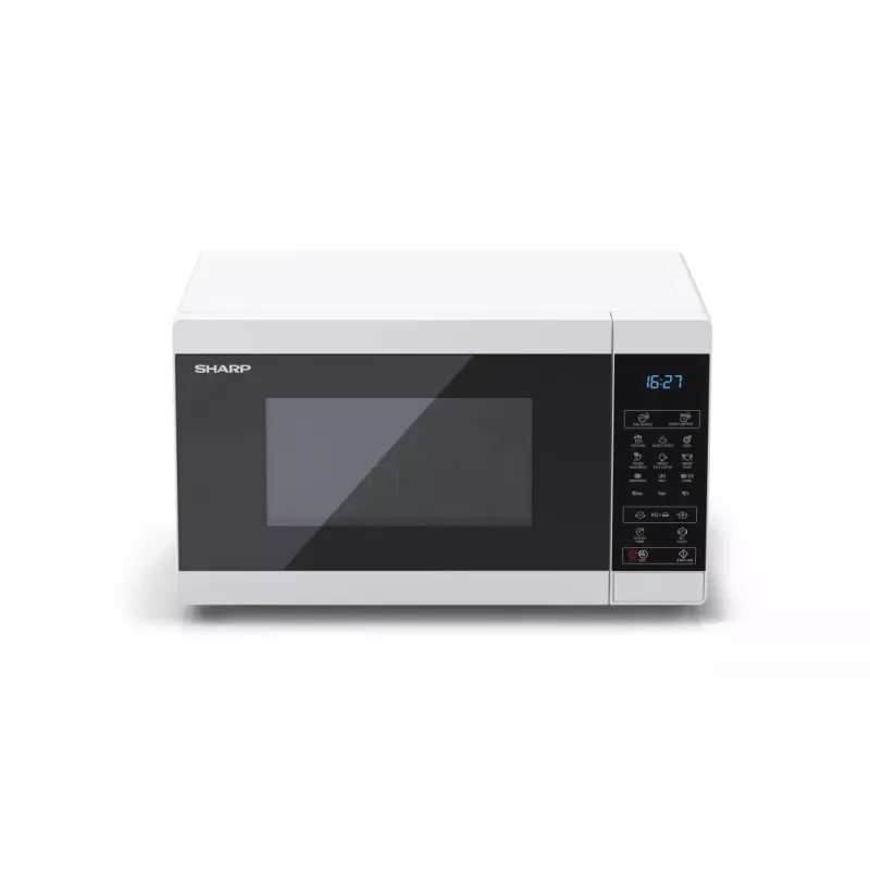 Sharp YC-MG02E-W φούρνος μικροκυμάτων μπλε, λευκό επιτραπέζιος 20 L 800 W