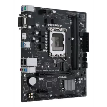 Μητρική ASUS PRIME H610M-R D4 — Intel H610, LGA 1700, Micro ATX, DDR4, 2 DIMM (έως 64 GB), M.2 & SATA III, USB Type-A