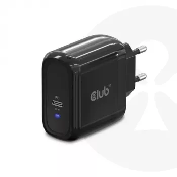 CLUB3D Travel Charger 65W τεχνολογία GAN, μονή θύρα USB Type-C, υποστήριξη Power Delivery (PD) 3.0
