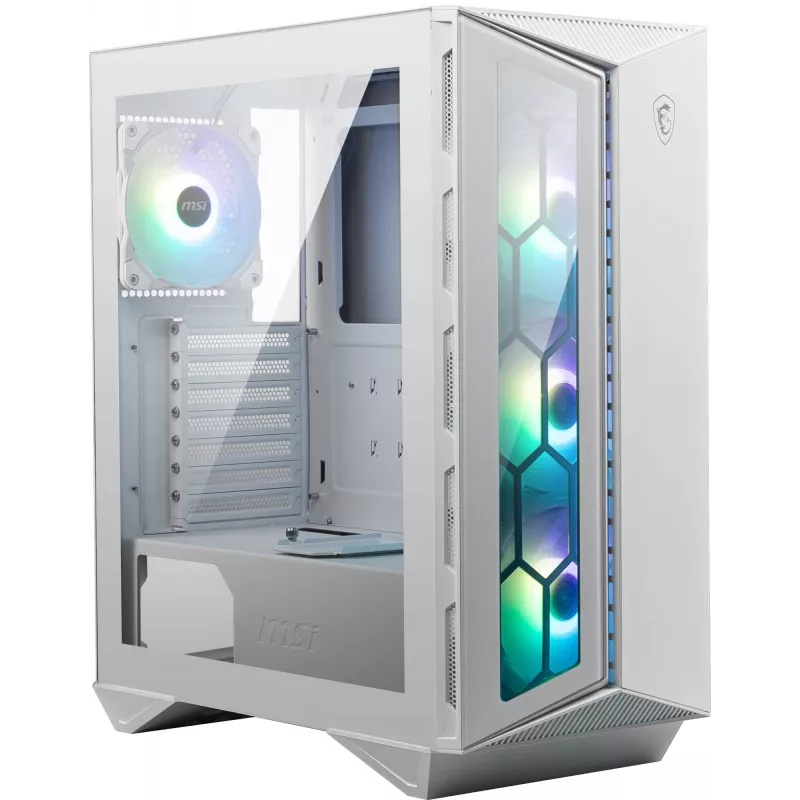 Κουτί Gaming-PC MSI MPG GUNGNIR 110R λευκό Midi Tower