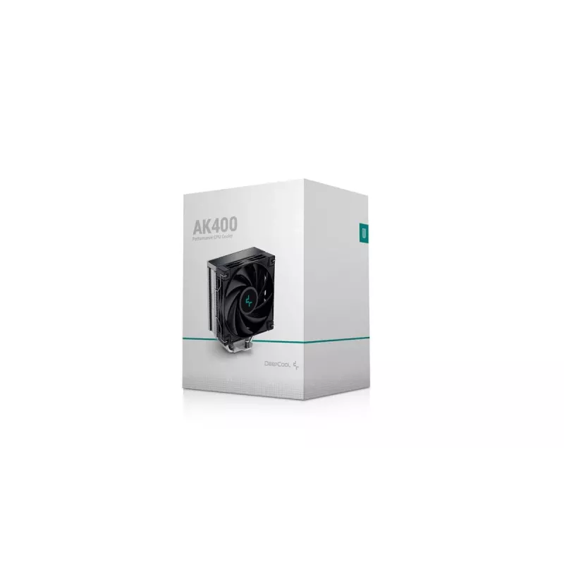 DEEPCOOL CPU-ψύκτρα AK400 Heatpipe-Tower 12 cm – μαύρο