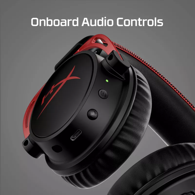 HyperX Cloud Alpha - Ασύρματο gaming headset (μαύρο-κόκκινο)