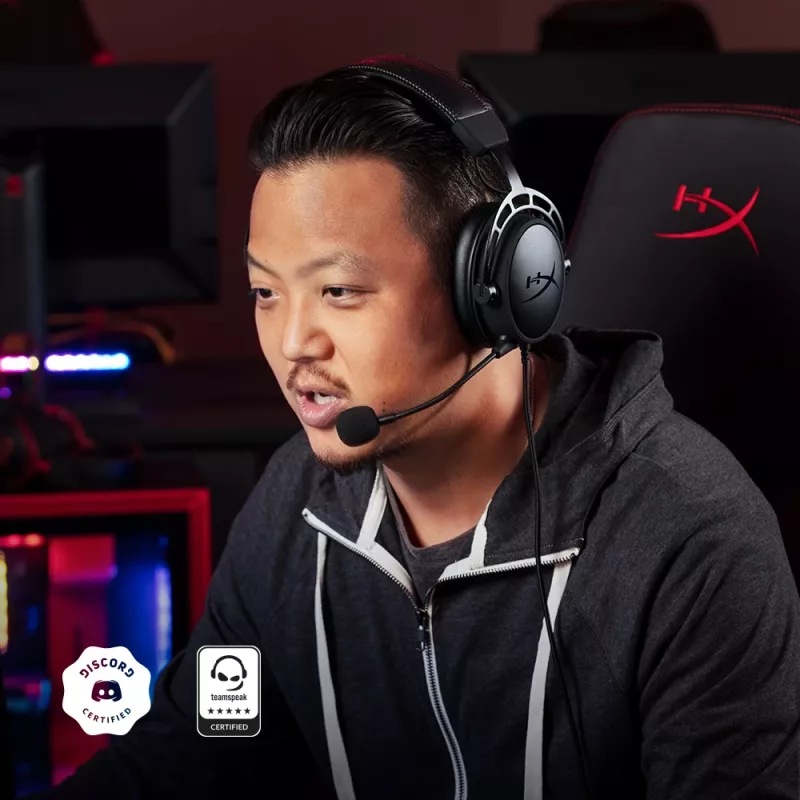 HyperX Cloud Alpha - Ασύρματο gaming headset (μαύρο-κόκκινο)
