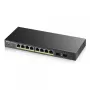 Zyxel GS1900-8HP v3 PoE Managed L2 Gigabit Ethernet (10/100/1000) Power over Ethernet (PoE) Μαύρο