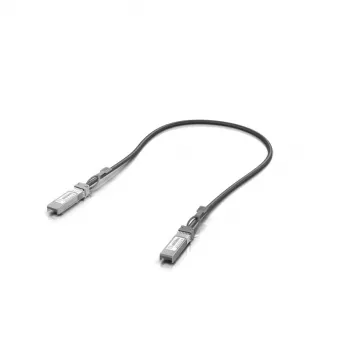 Καλώδιο απευθείας σύνδεσης SFP+ UBIQUITI UACC-DAC-SFP10-0.5M — 0,5 m, 10 Gbit/s, SFP+ βύσμα αρσενικό-αρσενικό, μαύρο