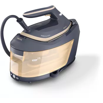 Philips PerfectCare 6000 Series PSG6066/20 σίδερο με γεννήτρια ατμού, 2400 W, 8 bar, ώθηση ατμού 600 g/min, δεξαμενή 1,8 L, πέλμα SteamGlide Advanced, μαύρο/καφέ