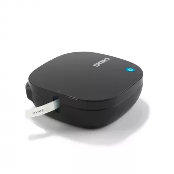 DYMO LetraTag 200B Bluetooth Εκτυπωτής ετικετών | Συμπαγής εκτυπωτής ετικετών | Συνδέεται μέσω ασύρματης τεχνολογίας Bluetooth με iOS και Android | Περιλαμβάνει 1 λευκή χάρτινη ταινία ετικέτας | Μαύρο