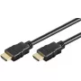 Goobay καλώδιο HDMI 0,5 m Type-A Standard μαύρο 18 Gbit/s
