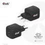 CLUB3D ταξιδιωτικός φορτιστής PPS 45W τεχνολογία GAN, Dual-Port USB Type-C, υποστήριξη Power Delivery (PD) 3.0