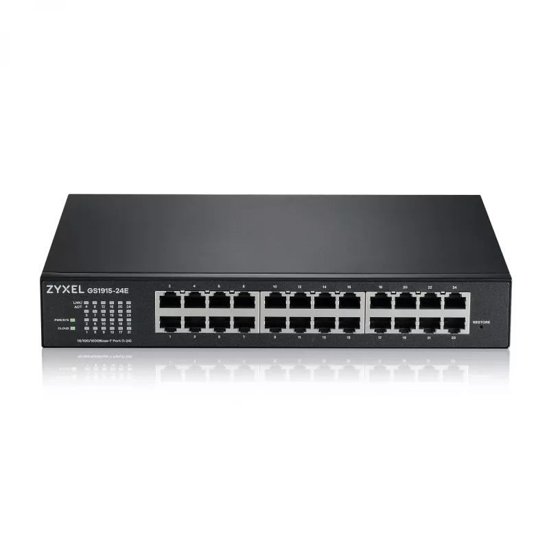 Managed Switch Zyxel GS1915-24E L2 Gigabit Ethernet 24 θύρες 1U μαύρο