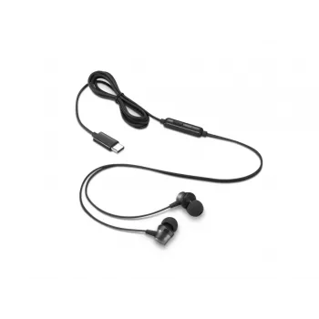 Lenovo 4XD1J77351 ακουστικά / headset ενσύρματα in-ear γραφείο / call center USB Type-C μαύρο