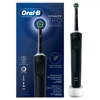 Oral-B Vitality Pro περιστρεφόμενη οδοντόβουρτσα για ενήλικες μαύρη