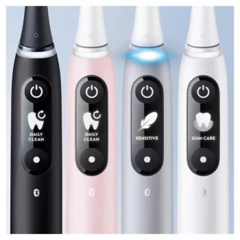 Oral-B iO Series 6 περιστρεφόμενη οδοντόβουρτσα για ενήλικες μαύρη