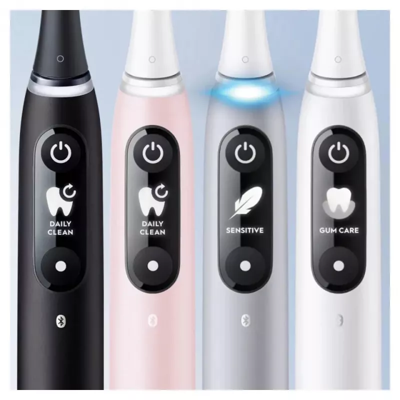 Oral-B iO Series 6 περιστρεφόμενη οδοντόβουρτσα για ενήλικες μαύρη