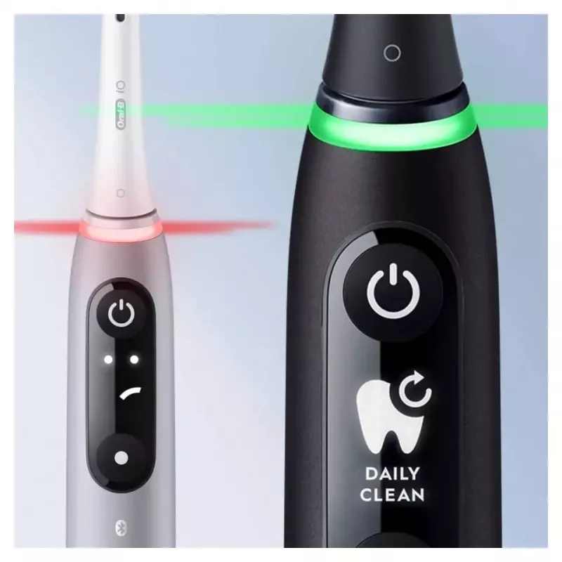 Oral-B iO Series 6 περιστρεφόμενη οδοντόβουρτσα για ενήλικες μαύρη