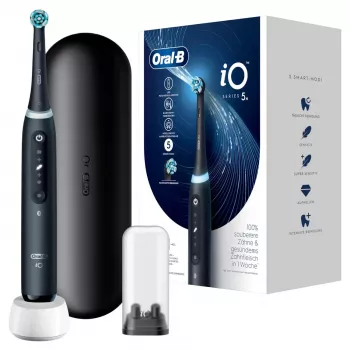 Oral-B iO Series 5 δονούμενη οδοντόβουρτσα για ενήλικες μαύρη