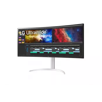 LG 38BQ85C-W οθόνη υπολογιστή 95,2 cm (37,5 ίντσες) 3840 x 1600 Pixel Quad HD+ λευκό