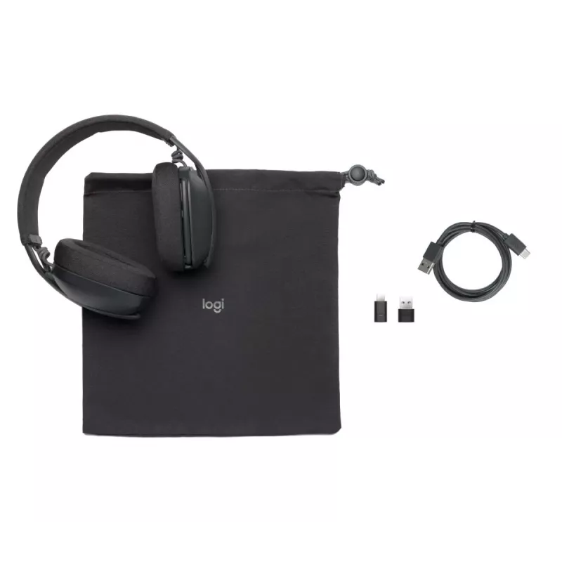 LOGITECH Headset - Zone Vibe - ασύρματο - γραφίτης (Teams-Version)