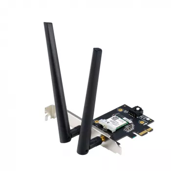 ASUS PCE-AXE5400 εσωτερική κάρτα WLAN – PCIe, Wi‑Fi 6E Tri‑Band (2,4/5/6 GHz), 2402 Mbit/s, Bluetooth 5.2
