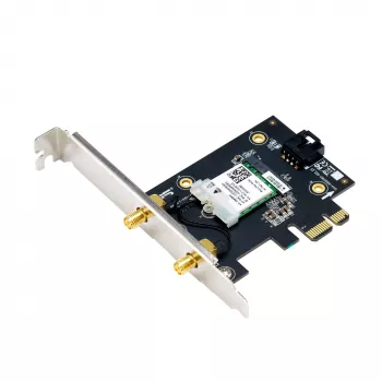 ASUS PCE-AXE5400 εσωτερική κάρτα WLAN – PCIe, Wi‑Fi 6E Tri‑Band (2,4/5/6 GHz), 2402 Mbit/s, Bluetooth 5.2