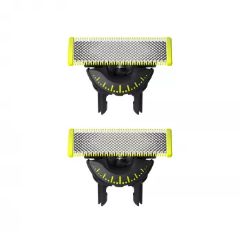 Κεφαλή ξυρίσματος Philips Norelco OneBlade QP420/50, ασημί, 2 ανταλλακτικές κεφαλές, συμβατή με Philips OneBlade