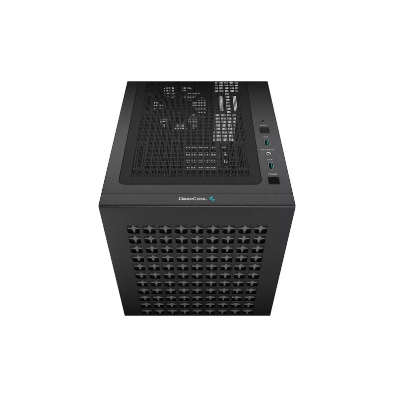 Κουτί PC DeepCool CH370 Mini Tower — microATX/Mini-ITX, tempered glass, υποστήριξη έως 32 cm GPU