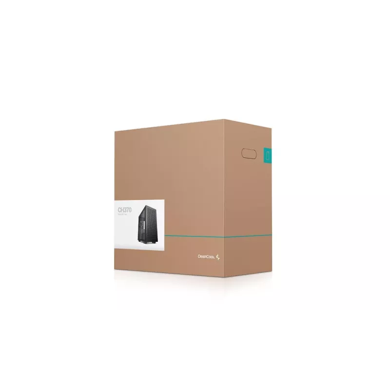 Κουτί PC DeepCool CH370 Mini Tower — microATX/Mini-ITX, tempered glass, υποστήριξη έως 32 cm GPU