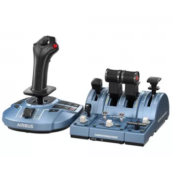 Thrustmaster TCA Captain Pack X Airbus Edition μαύρο, γκρι USB Joystick + Μοχλός ώθησης αναλογικό PC, Xbox