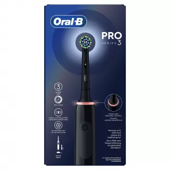 Oral-B Pro 3 Pro3 3000 για ενήλικες περιστροφική-παλινδρομική οδοντόβουρτσα μαύρο