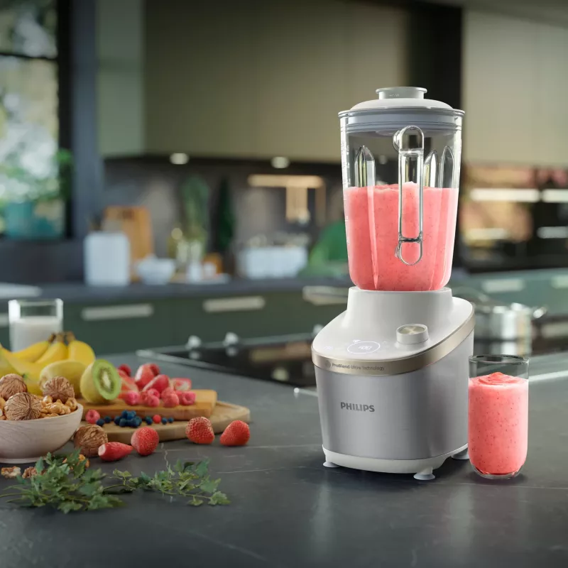 Philips 7000 Series HR3760/01 Μπλέντερ 2 L Stand μπλέντερ 1500 W ανοξείδωτο ατσάλι, λευκό