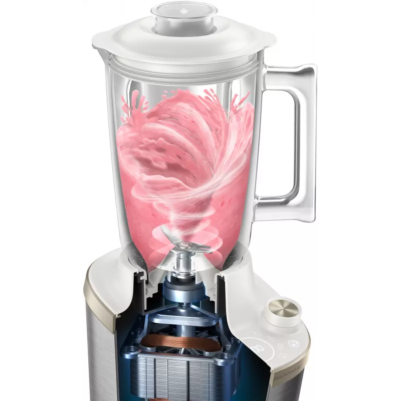 Philips 7000 Series HR3760/01 Μπλέντερ 2 L Stand μπλέντερ 1500 W ανοξείδωτο ατσάλι, λευκό