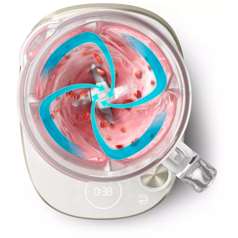 Philips 7000 Series HR3760/01 Μπλέντερ 2 L Stand μπλέντερ 1500 W ανοξείδωτο ατσάλι, λευκό