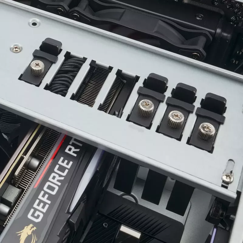 SilverStone SST-RM44 θήκη διακομιστή rack 4U, SSI-EEB/SSI-CEB/ATX, μαύρη